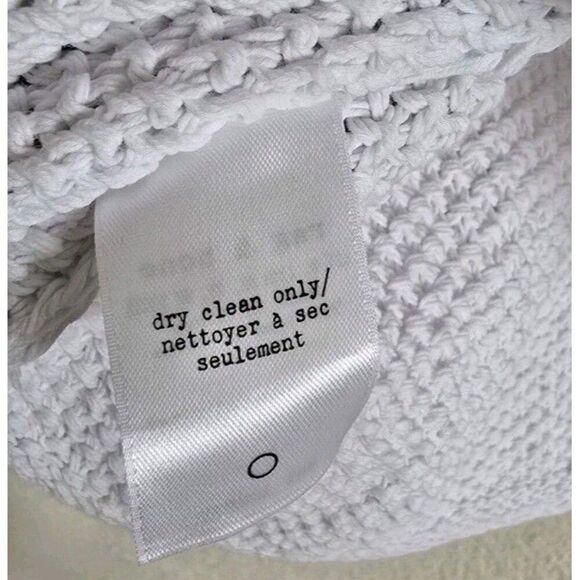 Rag & Bone Crochet Tank Top Size Small Cotton Open Knit White - Picture 8 of 9